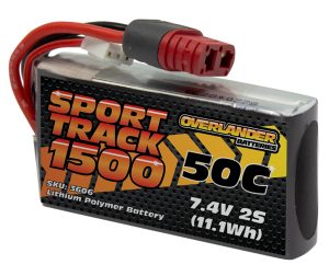 Overlander 5000mAh 3S 11.1v 25C Sport Track Lipo pack